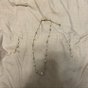 Bridesmaid Necklace and Earring Set